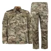 Camouflage long sleeve military uniform