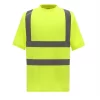 Round Neck Short Sleeve Reflective T-Shirt