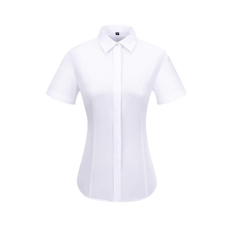 Short sleeve white blouse