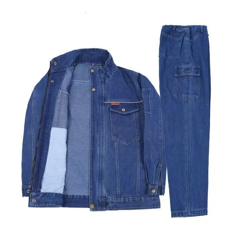 Anti-static denim labor protection clothing
