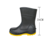Short tube 5S (anti-smash, anti-wear, anti-acid, anti-puncture and anti-slip) site safety rain shoes - Image 3