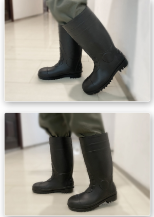 PVC steel head 5S (anti-smash, anti-wear, anti-acid, anti-puncture and anti-slip) safety boots - Image 5