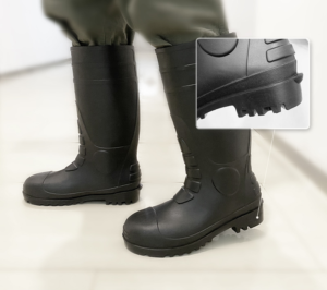PVC steel head 5S (anti-smash, anti-wear, anti-acid, anti-puncture and anti-slip) safety boots - Image 4