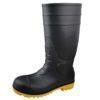 PVC steel head steel bottom 5S (anti-smash, anti-static, anti-acid, anti-puncture and anti-slip) safety boots - Image 2