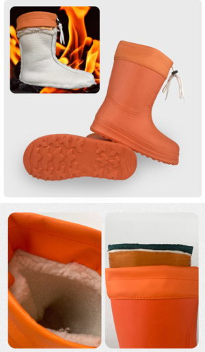 Ultra light kitchen tall tube 5S (anti-smash, anti-oil, anti-acid, anti-puncture and anti-slip) EVA rain shoes - Image 4