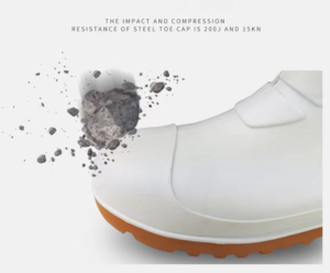 PVC white steel head 5S (anti-smash, anti-wear, anti-acid, anti-puncture and anti-slip) safety boots - Image 5