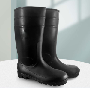 Tall CSA certified 5S (anti-smash, anti-wear, anti-acid, anti-puncture, anti-slip) safety shoes