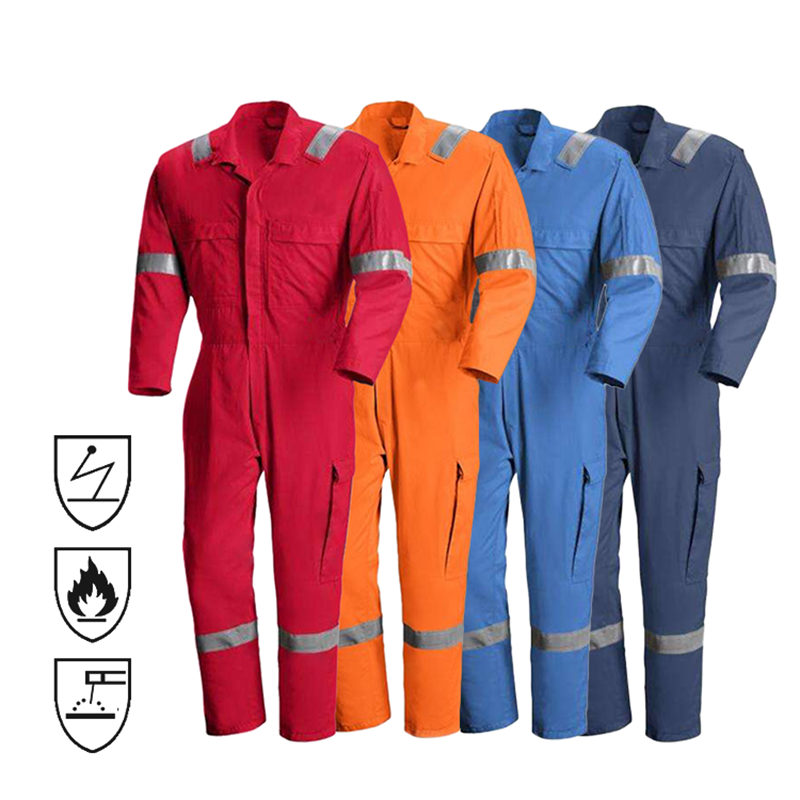 Construction Reflective Flame Resistant Work Coveralls