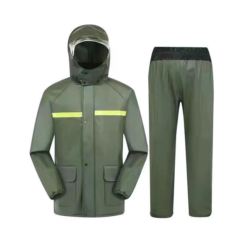 Polyester PVC sanitation raincoat set