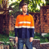 workwear mechanic hi viz industrial welder work shirt - Image 3