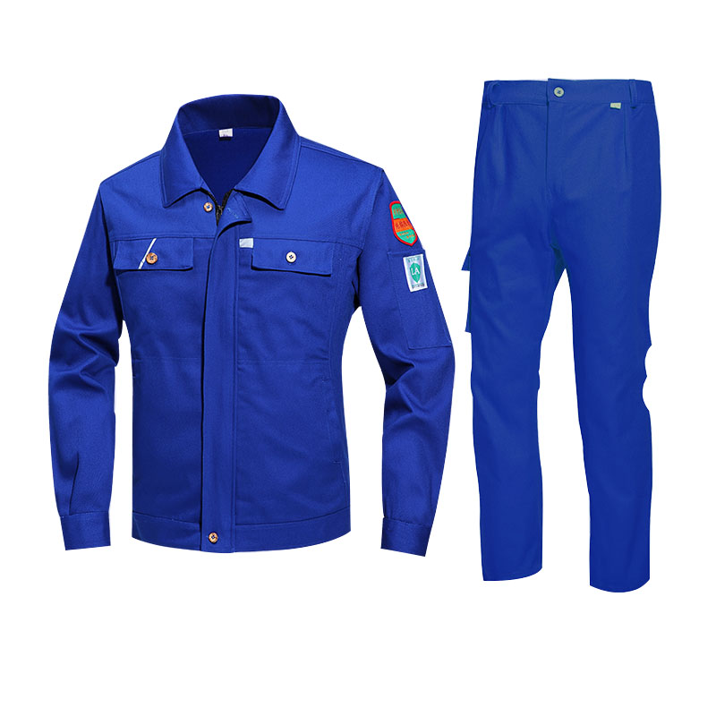 Labor protection FR solid shirt work clothes