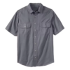Recreation Regular Fit Casual Button Down Shirts for Men Wrinkle Resistant Short Sleeve Dress Shirt