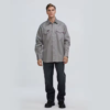 NFPA 2112 Pearl Snap Welding Flame Resistant Work Shirt - Image 4