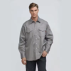 NFPA 2112 Pearl Snap Welding Flame Resistant Work Shirt - Image 7