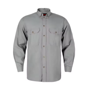Nylon Welding Button Down Work FR Workwear Fireproof Mechanic Fire Retardant Shirts