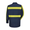 Yellow High Visibility Mining Reflective Safety Hi Vis Work Shirt - Image 2