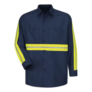 Yellow High Visibility Mining Reflective Safety Hi Vis Work Shirt