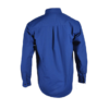 Cheap Black/Blue Fire Retardant FR Long Sleeve Safety Shirts - Image 2