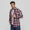 European And American Size Fashion Work Plaid Shirt - Image 3