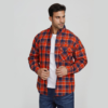 European And American Size Fashion Work Plaid Shirt - Image 4
