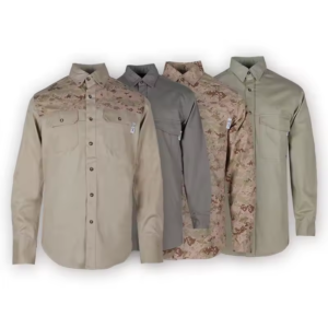 High Quality factory Men Industrial Work Uniform FR Clothing Flame Resistant Fireproof Shirt