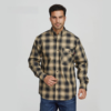 Hot Sale Cotton Flannelette Plaid Jacket Cover Long Sleeve Shirt Man shirt with chest pockets - Image 3
