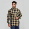 Hot Sale Cotton Flannelette Plaid Jacket Cover Long Sleeve Shirt Man shirt with chest pockets - Image 4