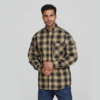 Hot Sale Cotton Flannelette Plaid Jacket Cover Long Sleeve Shirt Man shirt with chest pockets - Image 5