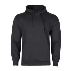 Fleece Heavyweight Hoodie Stretch Hooded Zip Front Sweatshirt