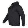 Fleece Heavyweight Hoodie Stretch Hooded Zip Front Sweatshirt - Image 6
