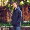 fleece Men black workwear sweat shirt safety work wear hoodie - Image 3