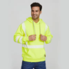 HI VIS modacrylic Fleece 12oz flame resistant pullover FR hoodie - Image 6