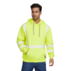 HI VIS modacrylic Fleece 12oz flame resistant pullover FR hoodie