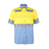 Reflective T Shirt Men High Visibility Reflective Safety Shirt Hi Vis Workwear Polo Shirt - Image 5