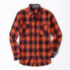 Fashion European And American Size Work  Plaid shirt