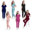 72% recycled polyester 23% viscose 5% spandex medical uniforms beauty salon nursing uniform - Image 17