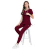 72% recycled polyester 23% viscose 5% spandex medical uniforms beauty salon nursing uniform - Image 20