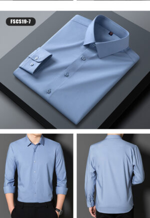 Workwear Work Shirts  mulberry Silk Series Summer Tencel Cool Drape - Image 2