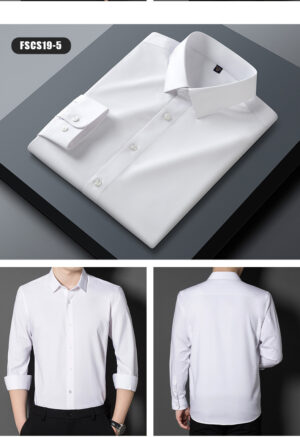 Workwear Work Shirts  mulberry Silk Series Summer Tencel Cool Drape - Image 4