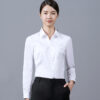 Uniform Work Shirts Mens long-sleeved white shirt men breathable sweat-absorbent shirt - Image 9