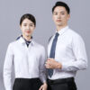 Uniform Work Shirts Mens long-sleeved white shirt men breathable sweat-absorbent shirt