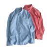 Men's Shirt Three-proof Fabric Solid Long Sleeve Dress Shirts - Image 3