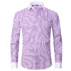Three-proof Dress Men's Fabric ShirtsSolid Long Sleeve Shirt - Image 15