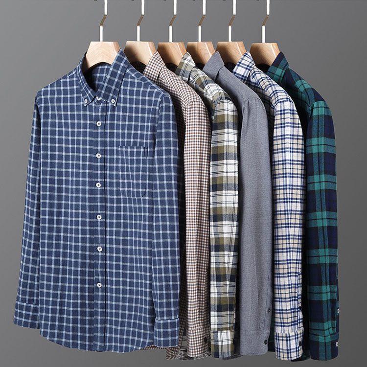 Hot Sale Fashion Style Long Sleeves Outdoor Casual Plaid shirt