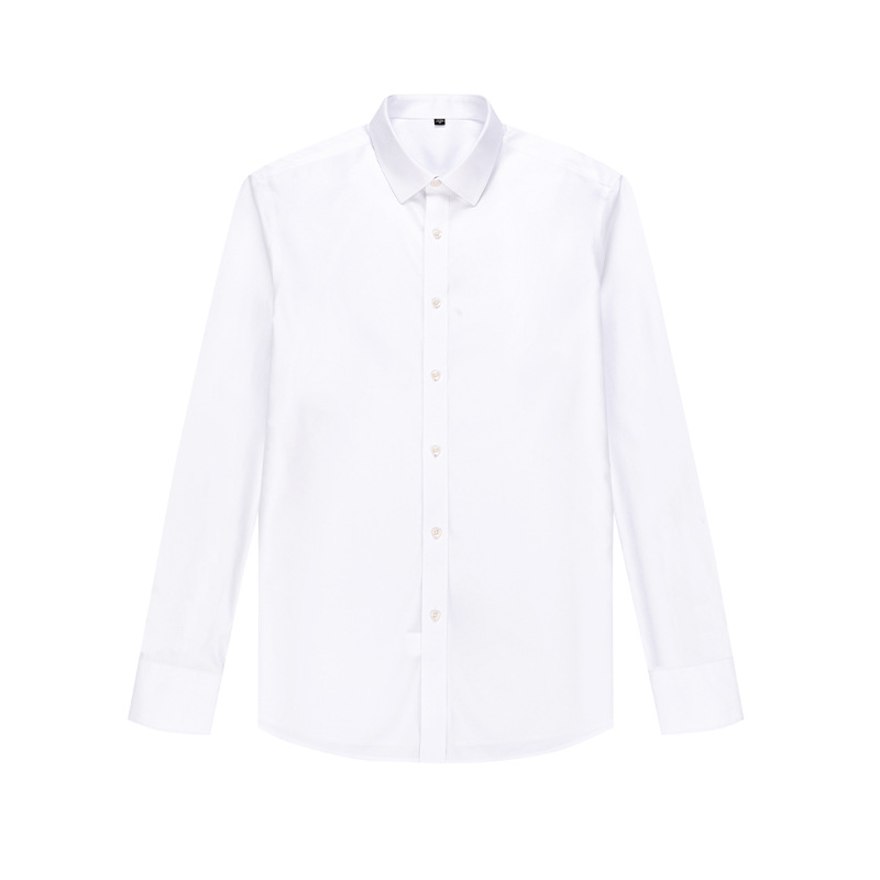 Uniform Government bank work clothes pure cotton white shirt