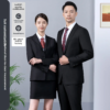 Personalized White Collar Professional Wear Tailor-Made Black Office Uniform - Image 2
