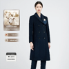 Women's Elegant Government Bank Long Outwear Stewardess Office Uniform - Image 6