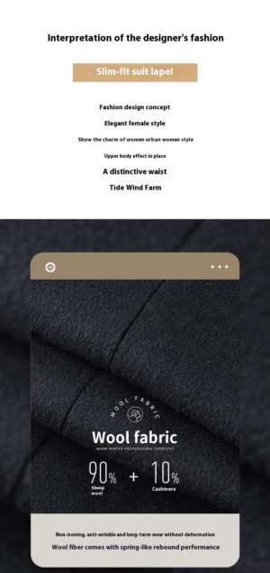 Women's Elegant Government Bank Long Outwear Stewardess Office Uniform - Image 13