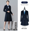 Women's Fall Stylish Work Clothes Classy Wool Coat Long Winter Jacket Office Uniform - Image 2