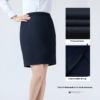Professional A-Line Dress Skirt Short Work Western Suit Hip Skirt Office Uniform - Image 3